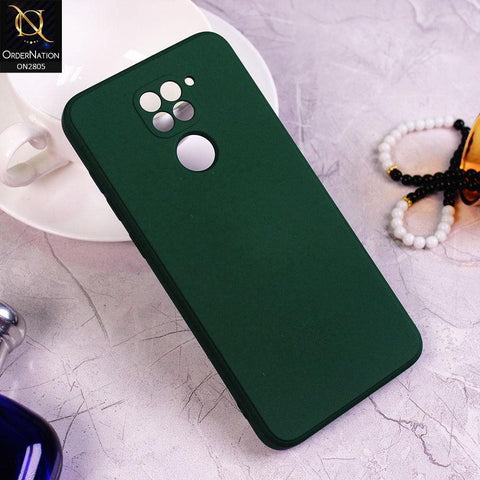 Xiaomi Redmi Note 9 Cover - Green - Soft Silicone Candy Color HQ Silica Gel Shockproof Matte Case