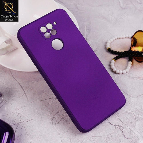 Xiaomi Redmi Note 9 Cover - Indigo - Soft Silicone Candy Color HQ Silica Gel Shockproof Matte Case