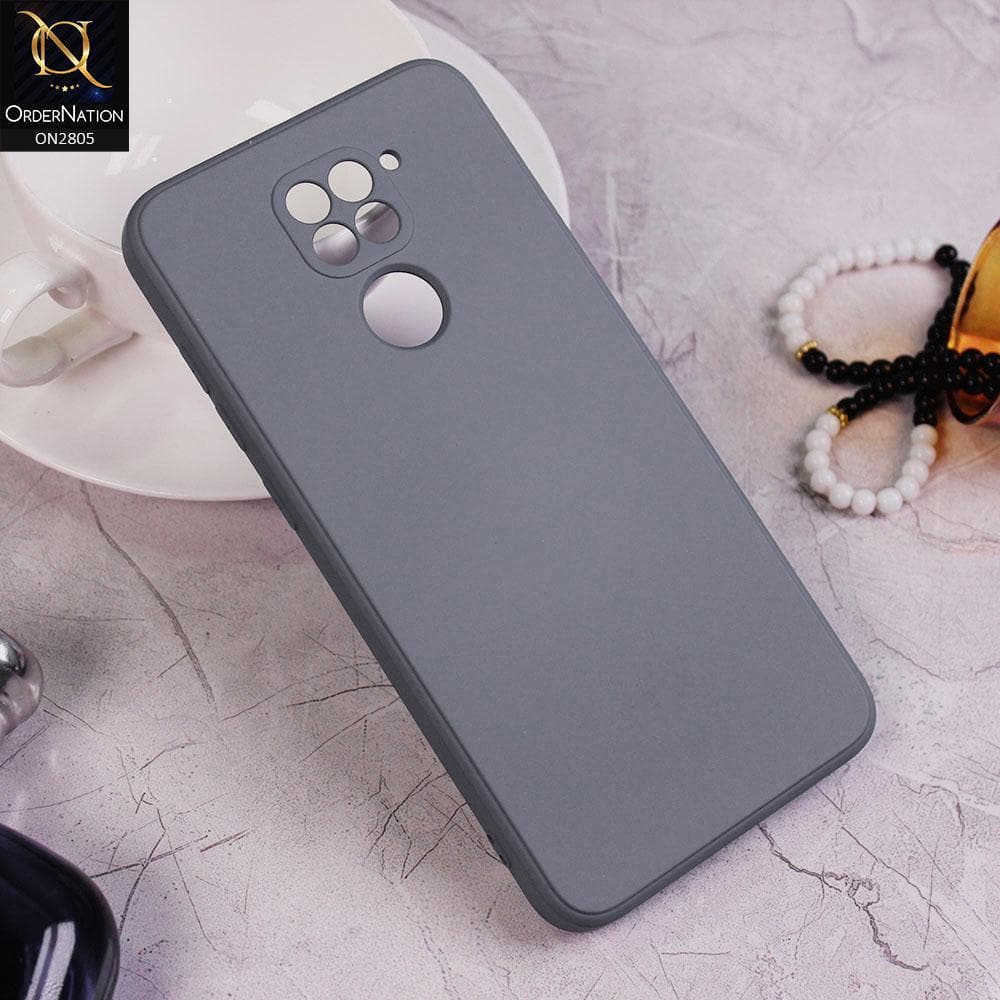 Xiaomi Redmi 10X 4G Cover - Light Gray - Soft Silicone Candy Color HQ Silica Gel Shockproof Matte Case