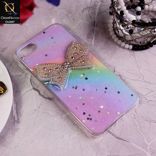 iPhone 8 / 7 - Multi - New Trendy Rhinestone Butterfly Brouge Soft Case
