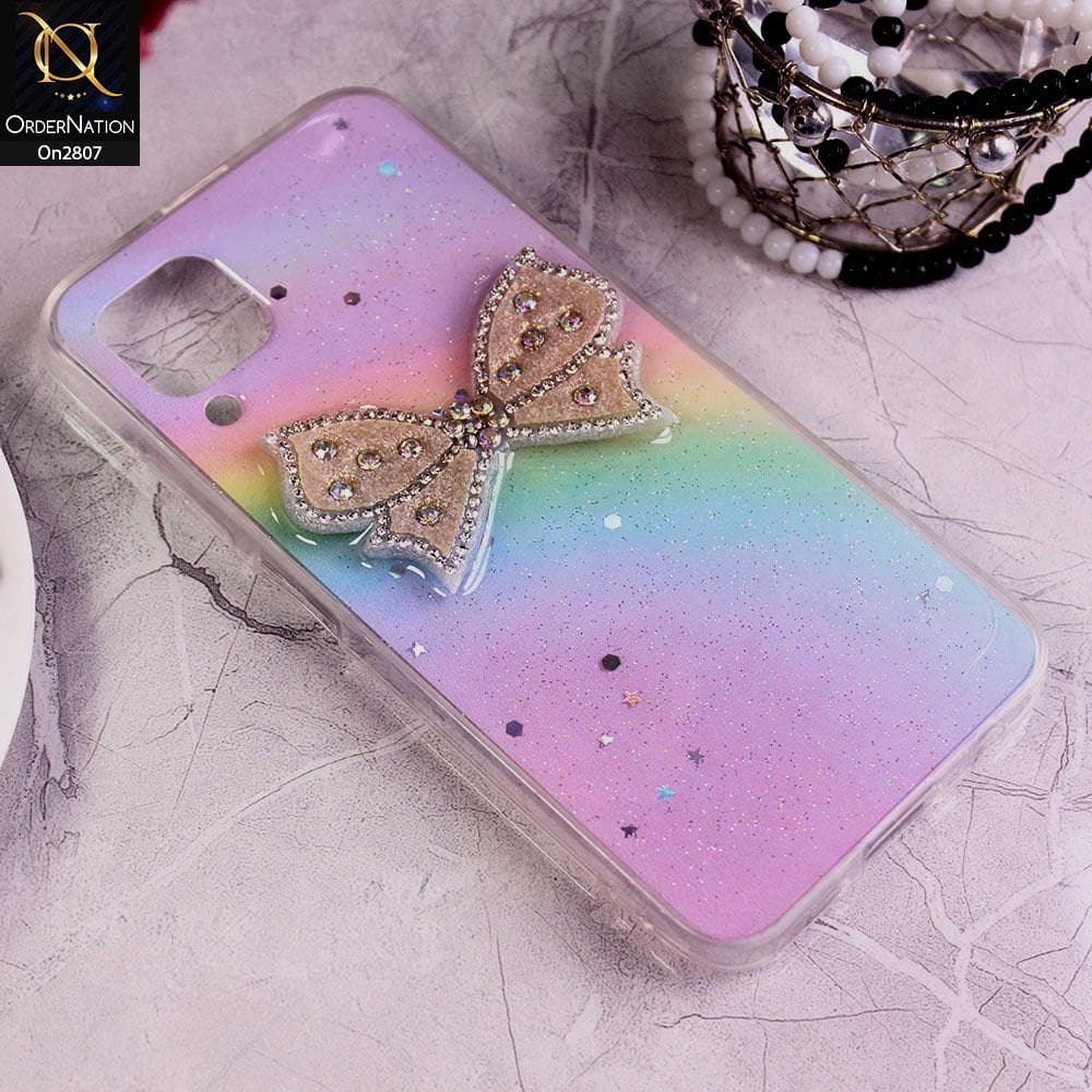 Huawei Nova 6 SE - Multi - New Trendy Rhinestone Butterfly Brouge Soft Case