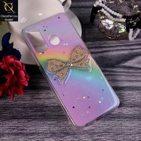 Vivo Y30 - Multi - New Trendy Rhinestone Butterfly Brouge Soft Case
