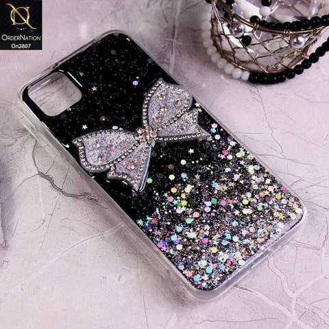 Huawei Y5p - Black - New Trendy Rhinestone Butterfly Brouge Soft Case