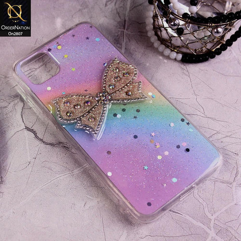 Huawei Y5p - Multi - New Trendy Rhinestone Butterfly Brouge Soft Case