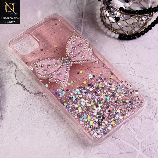Huawei Y5p - Pink - New Trendy Rhinestone Butterfly Brouge Soft Case