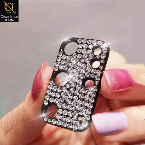 Samsung Galaxy Note 20 Protector - Silver - New Diamond Rhinestones Inlaid Camera Lens Protective Film