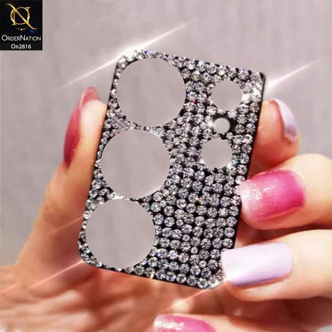 Samsung Galaxy S21 5G Protector - New Diamond Rhinestones Inlaid Camera Lens Protective Film