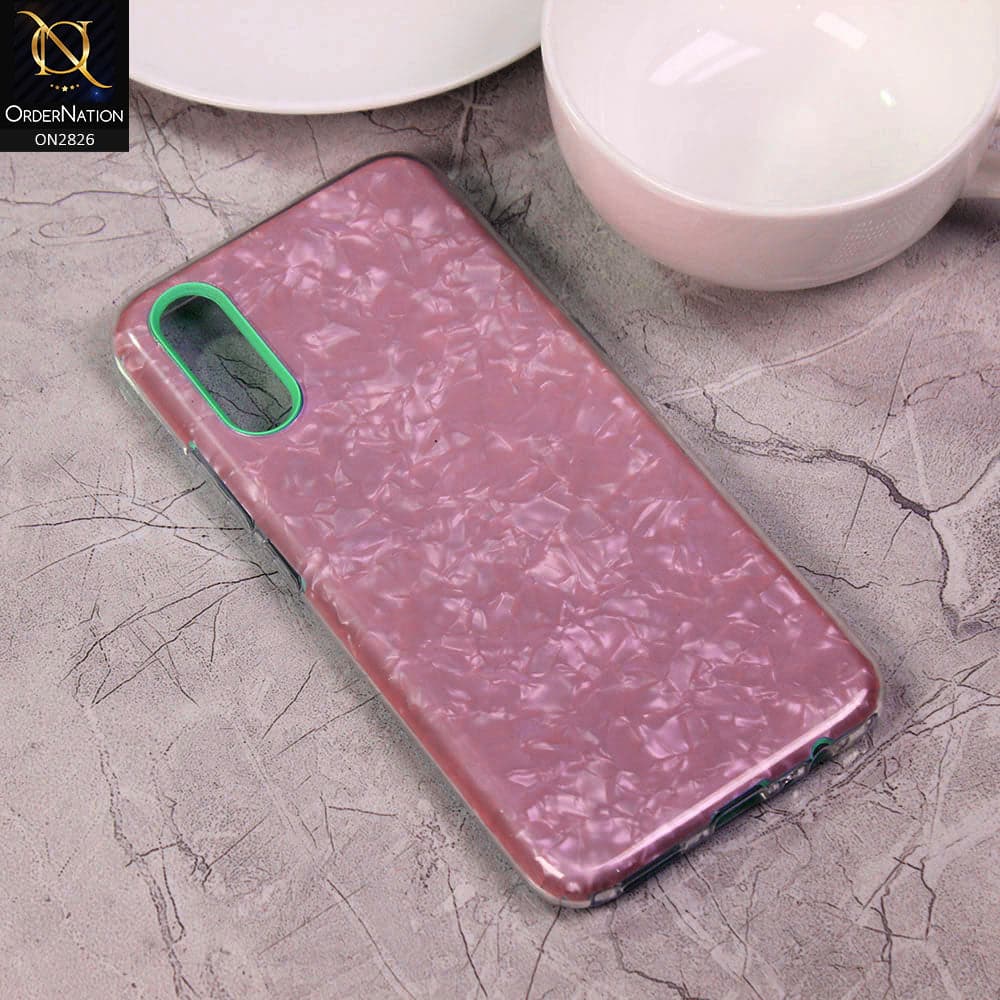 Vivo S1 Cover - Green - New Marble Series 2 in 1 Hybrid Case