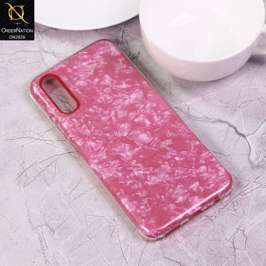 Vivo S1 Cover - Red - New Marble Series 2 in 1 Hybrid Case