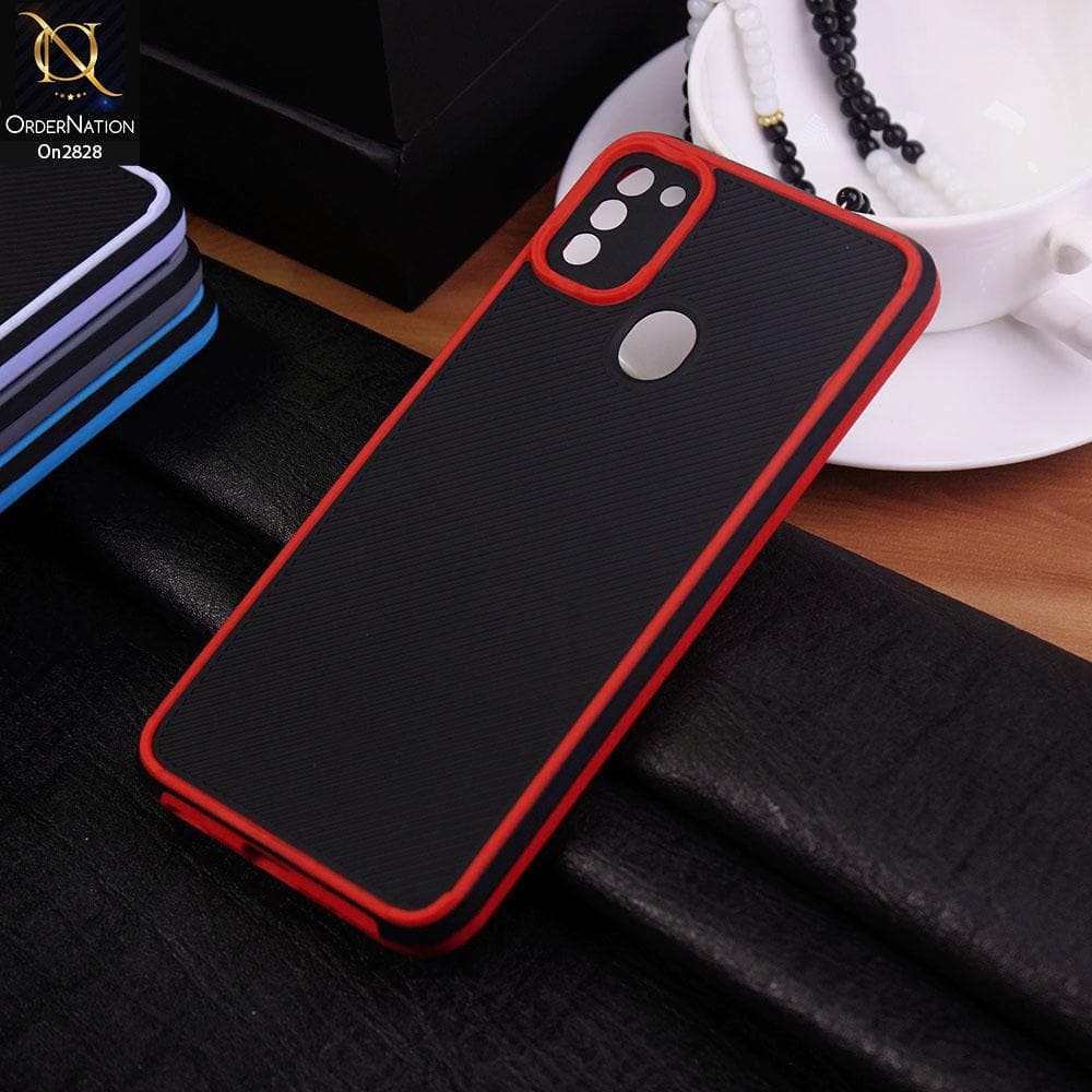 Samsung Galaxy M11 Cover - Red - 3D Soft Linning Camera Protection Case