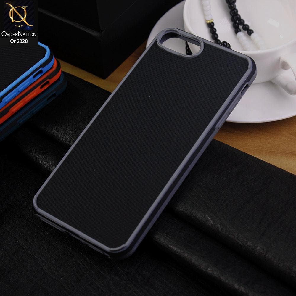 iPhone 8 Plus / 7 Plus Cover - Gray - 3D Soft Linning Camera Protection Case
