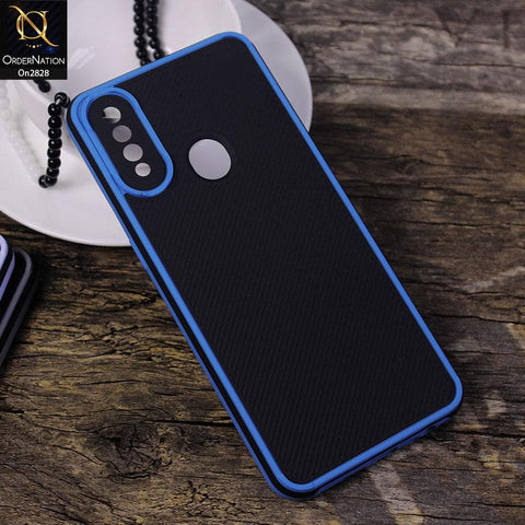 Oppo A8 Cover - Blue - 3D Soft Linning Camera Protection Case