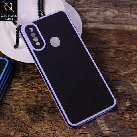 Oppo A8 Cover - Purple - 3D Soft Linning Camera Protection Case