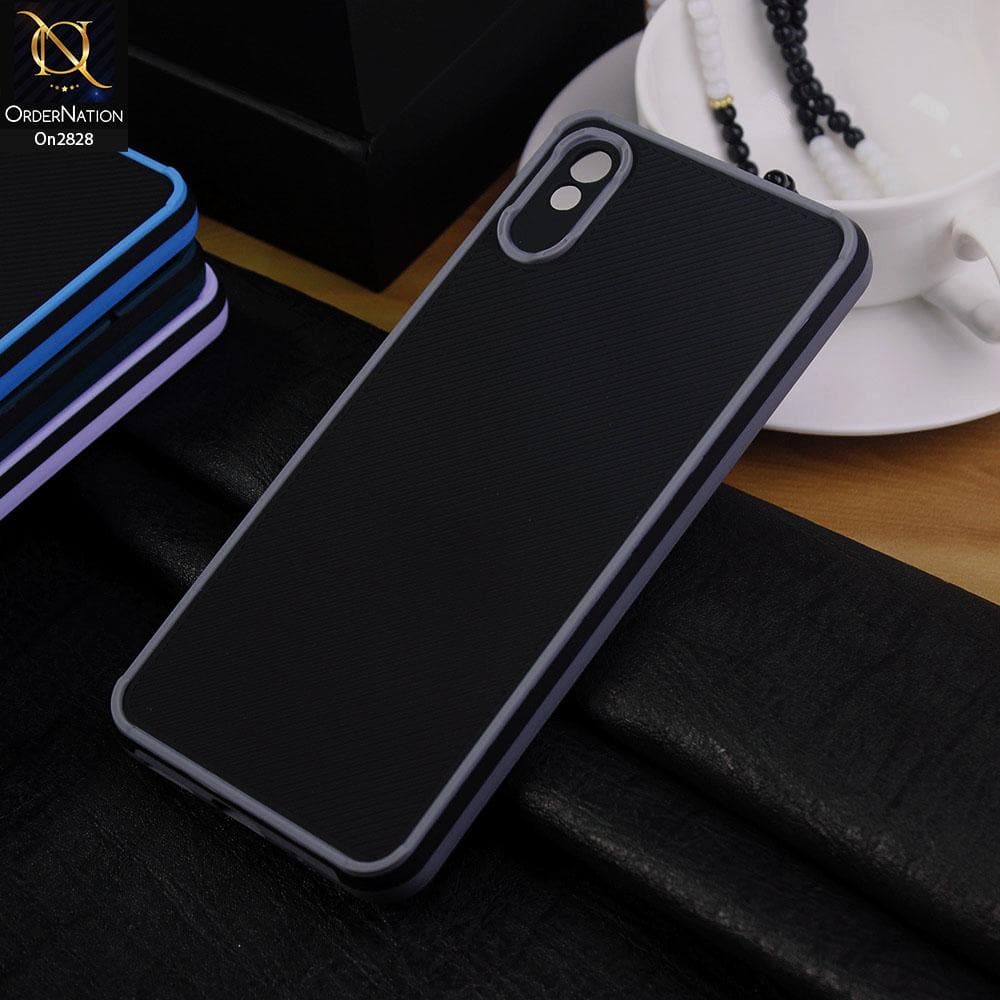 Xiaomi Redmi 9i Cover - Gray - 3D Soft Linning Camera Protection Case