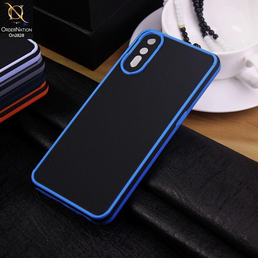 Vivo S1 Cover - Blue - 3D Soft Linning Camera Protection Case