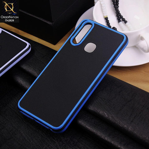 Vivo Y11 2019 Cover - Blue - 3D Soft Linning Camera Protection Case
