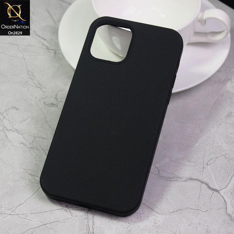 iPhone 12 Pro Cover - Black - Soft Touch MagSafe Silicon Case