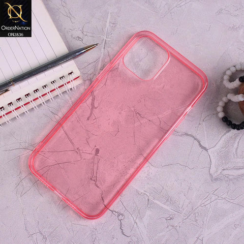 iPhone 12 Pro Cover - Pink - Candy Color Transparent Soft Case