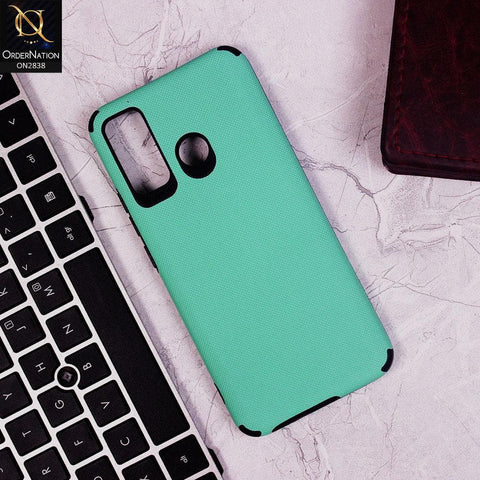 Tecno Spark 5 Cover - Aqua - TPU Doted Texture Soft Case