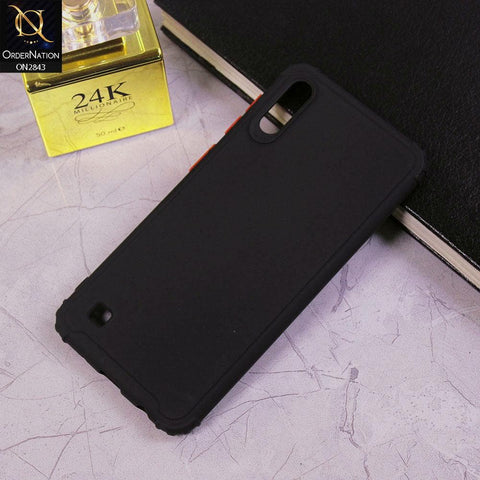 Samsung Galaxy A10 Cover - Black - 3D Camera Soft Silicon Protective Case