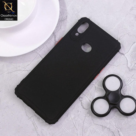 Samsung Galaxy A10s Cover - Black - 3D Camera Soft Silicon Protective Case