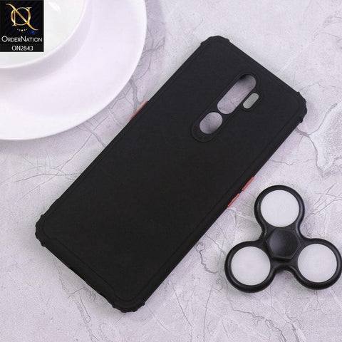 Oppo A9 2020 Cover - Black - 3D Camera Soft Silicon Protective Case