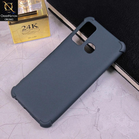 Tecno Spark 5 pro Cover - Dark Blue - 3D Camera Soft Silicon Protective Case