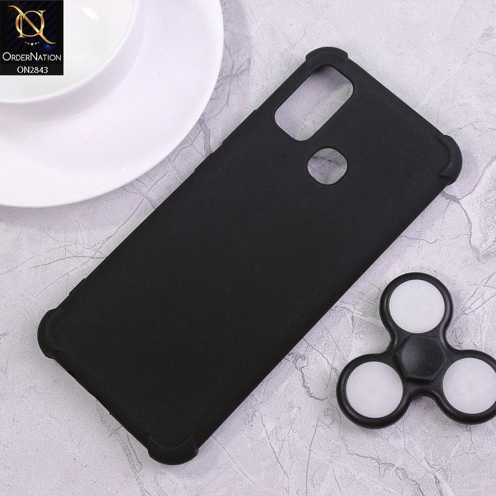 Infinix Hot 9 Play Cover - Black - 3D Camera Soft Silicon Protective Case