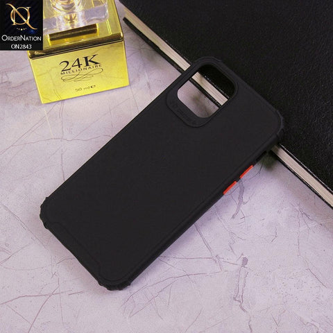 iPhone 12 Cover - Black - 3D Camera Soft Silicon Protective Case