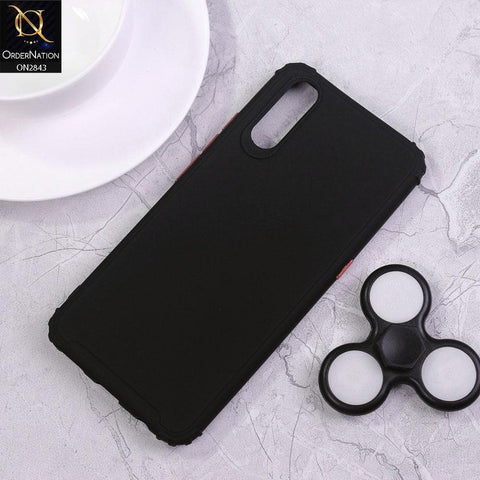 Vivo S1 Cover - Black - 3D Camera Soft Silicon Protective Case