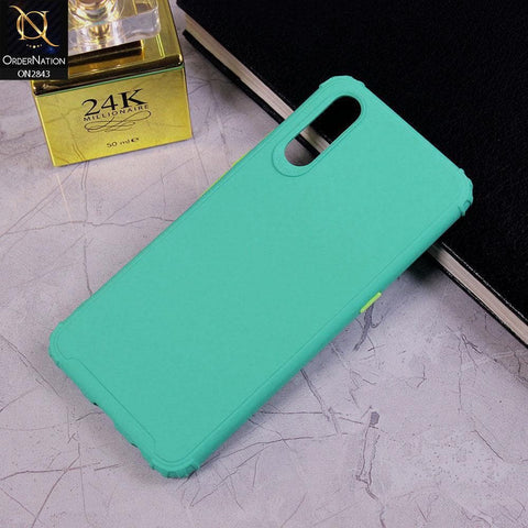 Vivo S1 Cover - Sea Green - 3D Camera Soft Silicon Protective Case