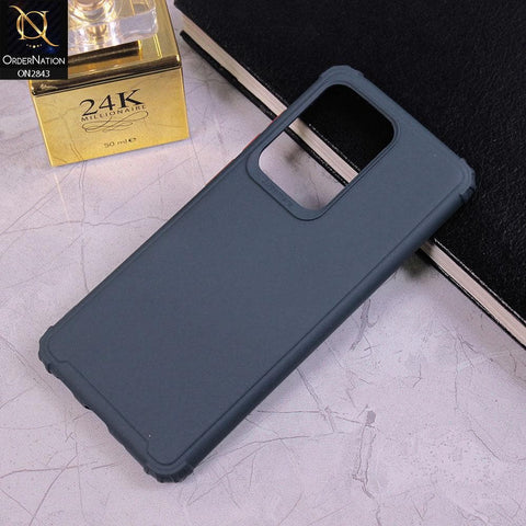 Samsung Galaxy S20 Ultra Cover - Dark Blue - 3D Camera Soft Silicon Protective Case