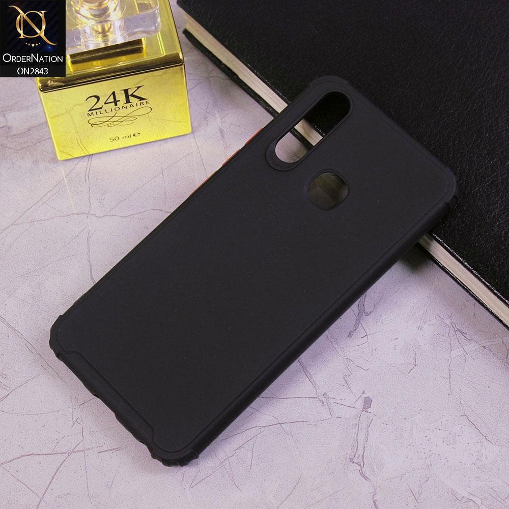 Vivo Y15 Cover - Black - 3D Camera Soft Silicon Protective Case