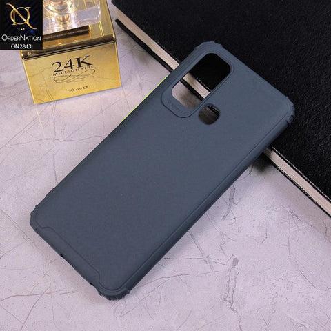 Vivo Y50 Cover - Dark Blue - 3D Camera Soft Silicon Protective Case