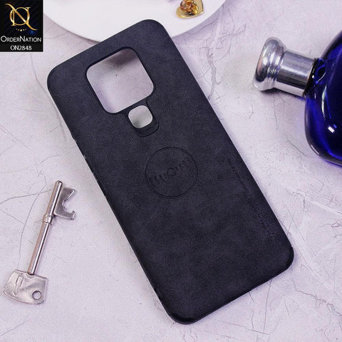 Tecno Camon 16 SE Cover - Black - Weiiken Matte Colorful Soft PU Leather Case