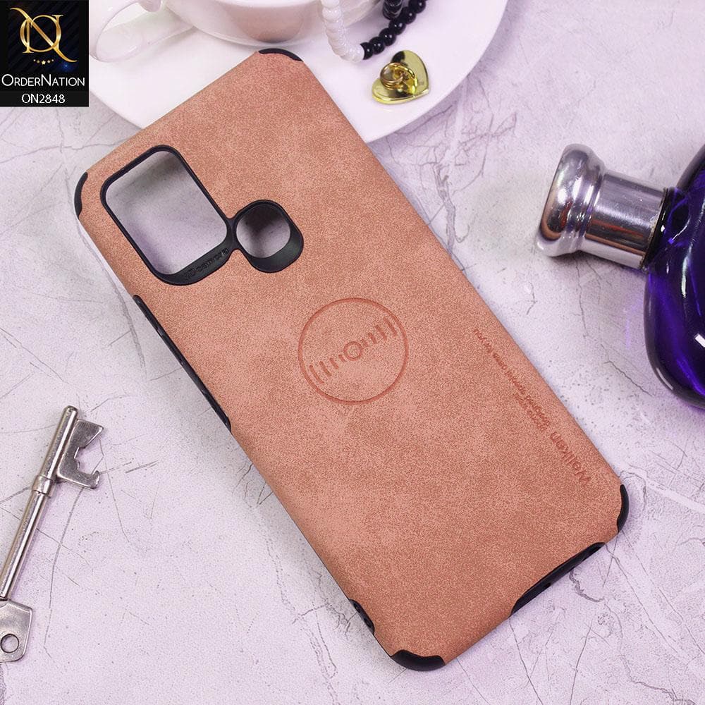 Infinix Hot 10 Cover - Pink - Weiiken Matte Colorful Soft PU Leather Case