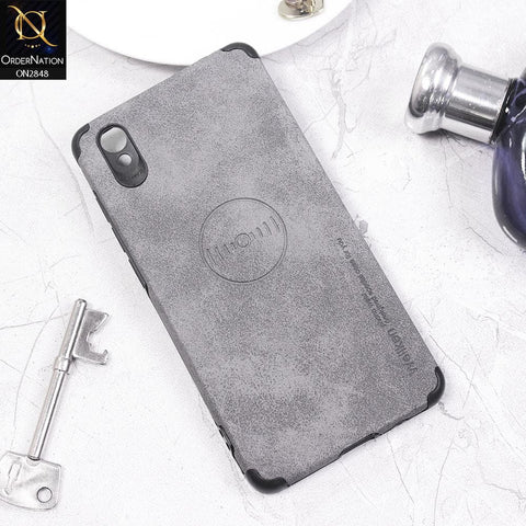 Vivo Y51 2015 Cover - Gray - Weiiken Matte Colorful Soft PU Leather Case