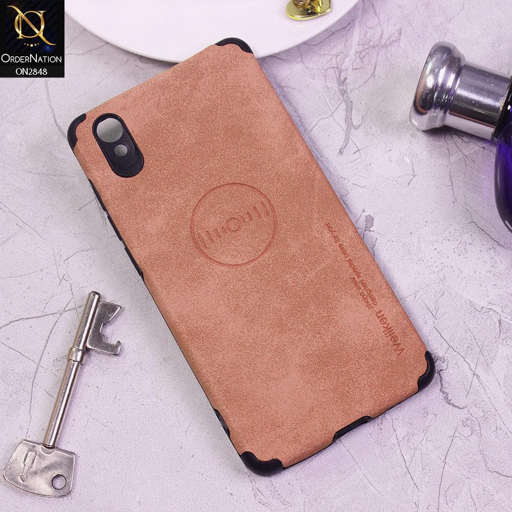 Vivo Y51 2015 Cover - Pink - Weiiken Matte Colorful Soft PU Leather Case