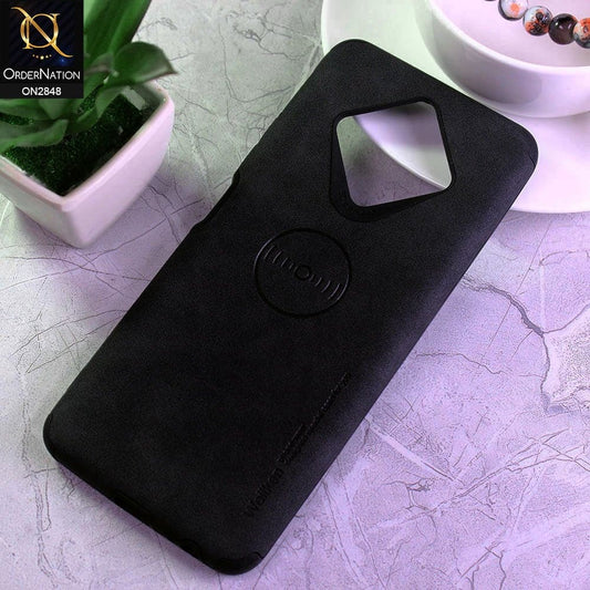 Infinix Zero 8 Cover - Black - Weiiken Matte Colorful Soft PU Leather Case