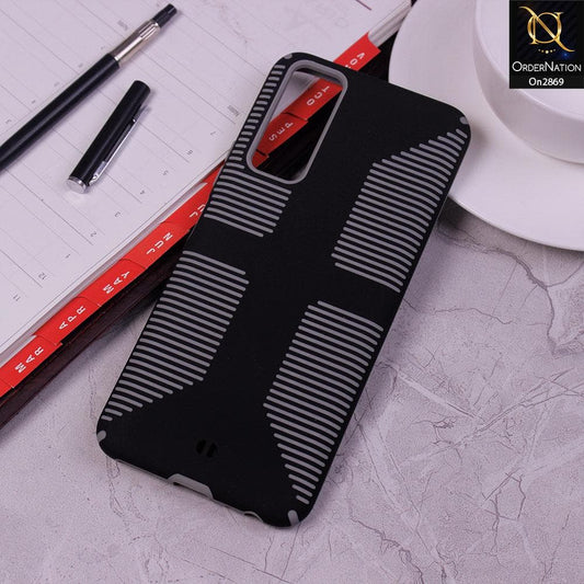 Vivo Y51 (2020 December) - Black - New Style Explorer Military Anti-Fall Series Case