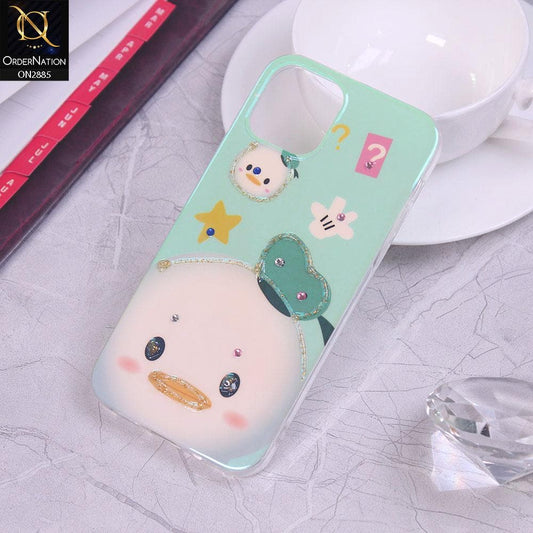 iPhone 12 Mini Cover - Design 5 - Colorful Happy Life Series Soft Case