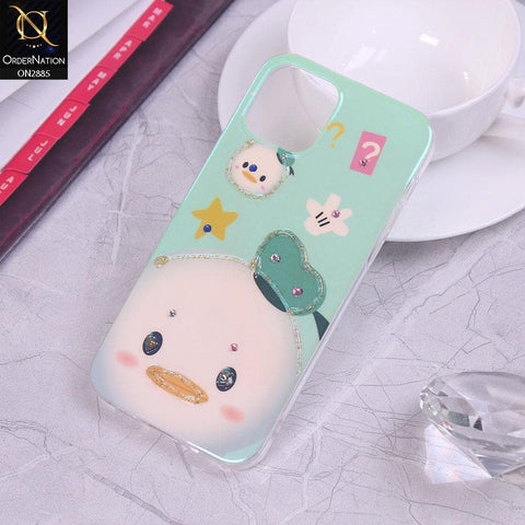 iPhone 12 Mini Cover - Design 5 - Colorful Happy Life Series Soft Case