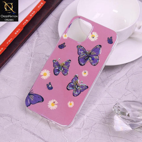 iPhone 12 Mini Cover - Design 8 - Colorful Happy Life Series Soft Case