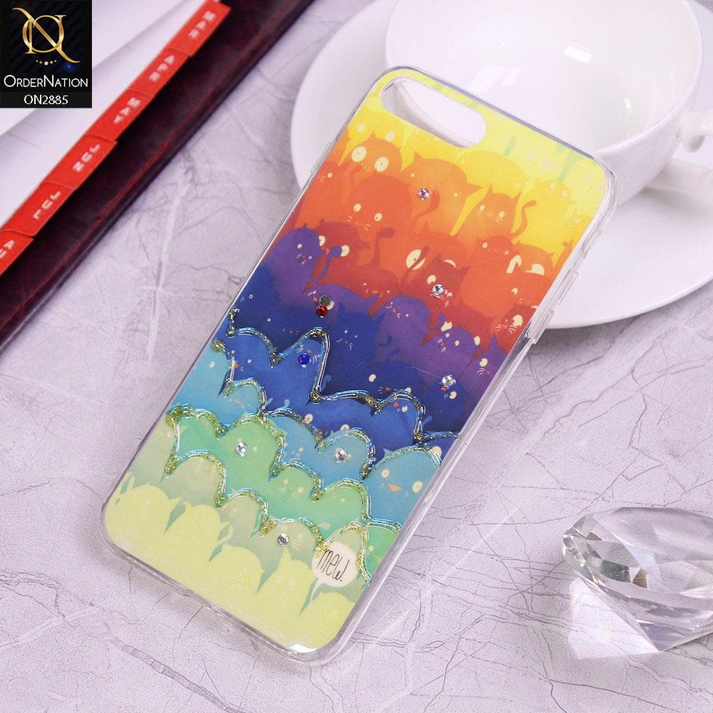 iPhone 8 Plus / 7 Plus Cover - Design 10 - Colorful Happy Life Series Soft Case