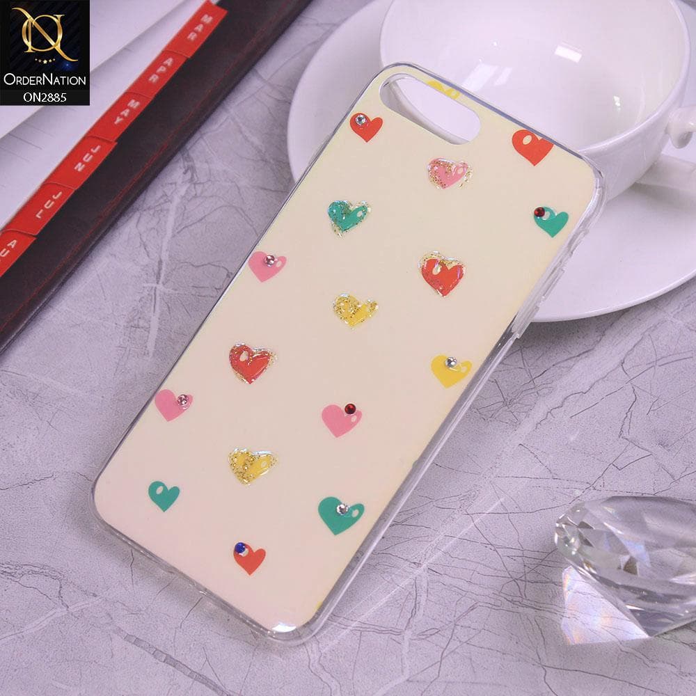 iPhone 8 Plus / 7 Plus Cover - Design 1 - Colorful Happy Life Series Soft Case