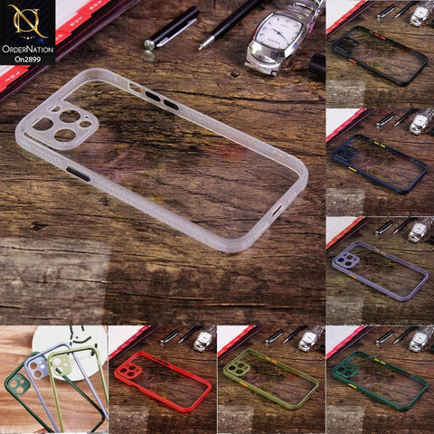 Samsung Galaxy A21s - Black - Shiny Acrylic Anti-Shock Stylish Bumper Camera Protection Back Case