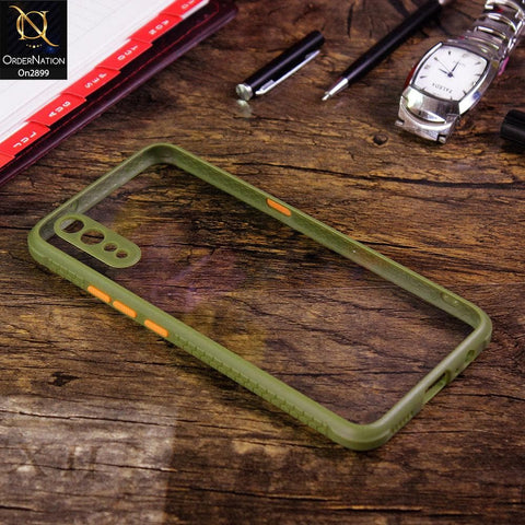 Vivo S1 - Light Green - Shiny Acrylic Anti-Shock Stylish Bumper Camera Protection Back Case