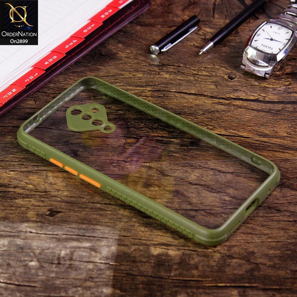 Vivo S1 Pro - Light Green - Shiny Acrylic Anti-Shock Stylish Bumper Camera Protection Back Case