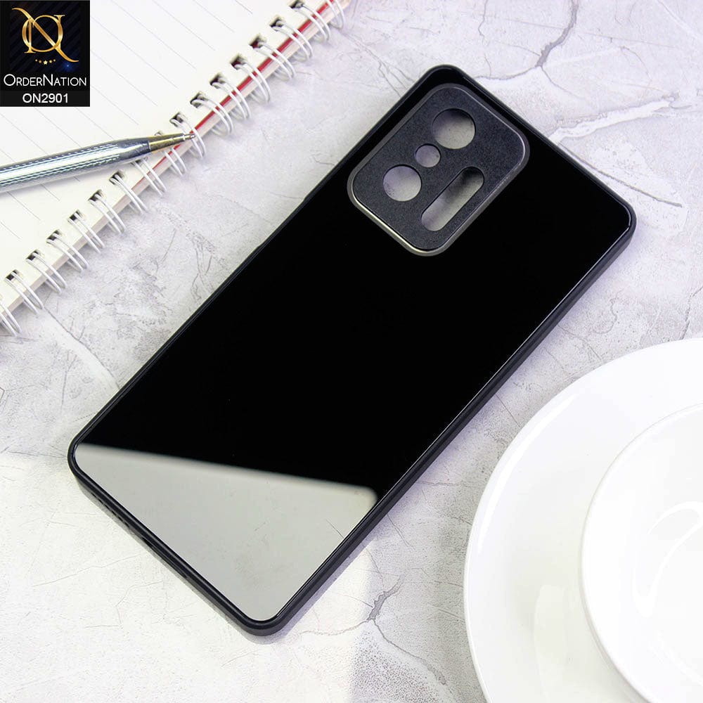 Xiaomi 11T Cover - Black - New Glossy Shine Soft Borders Camera Protection Back Case