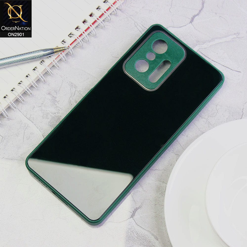 Xiaomi 11T Cover - Dark Green - New Glossy Shine Soft Borders Camera Protection Back Case